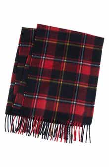 Brooks Brothers Tartan Wool & Cashmere Blend Fringe Scarf