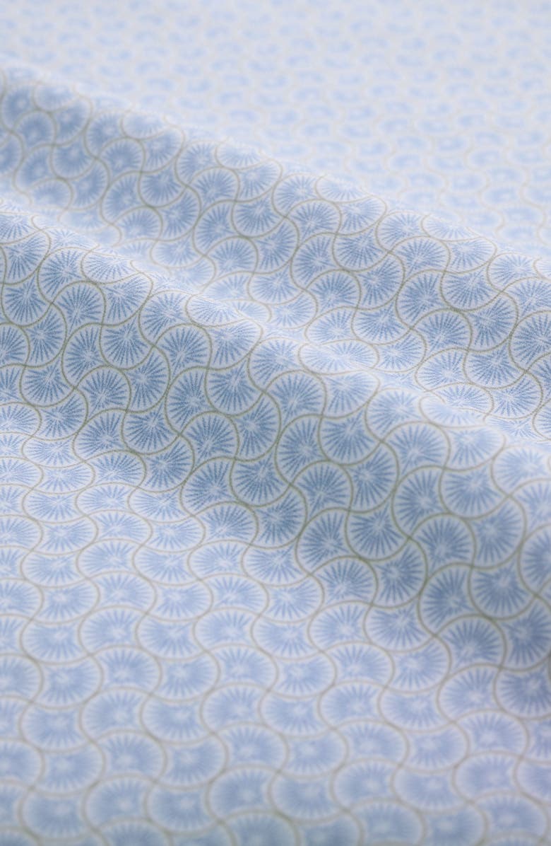 Bugatchi James OoohCotton<sup>®</sup> Geo Print Button-Up Shirt, Alternate, color, Air Blue