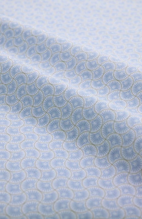 Bugatchi James Ooohcotton® Geo Print Button-up Shirt In Blue