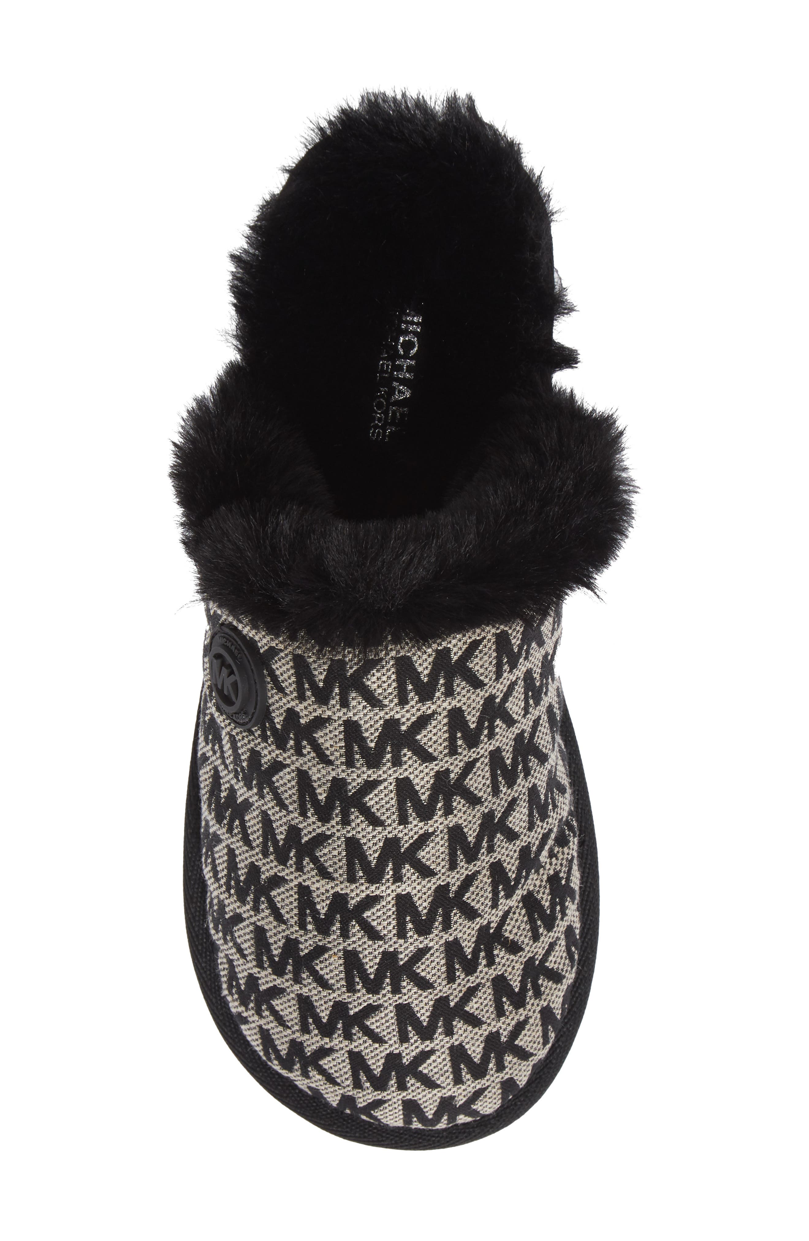 MICHAEL Michael Kors Janis Faux Fur Lined Slipper, Alternate, color, 