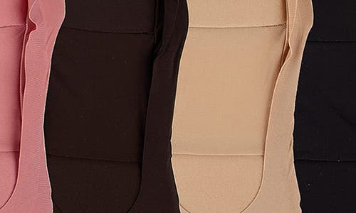 Memoi Assorted 4-pack Cushioned Liner Socks