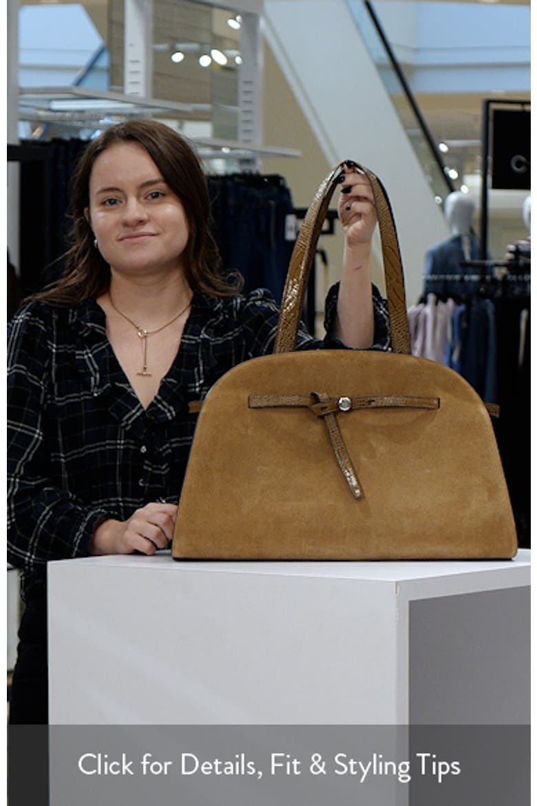 Romy Large Suede Leather Bauletto video