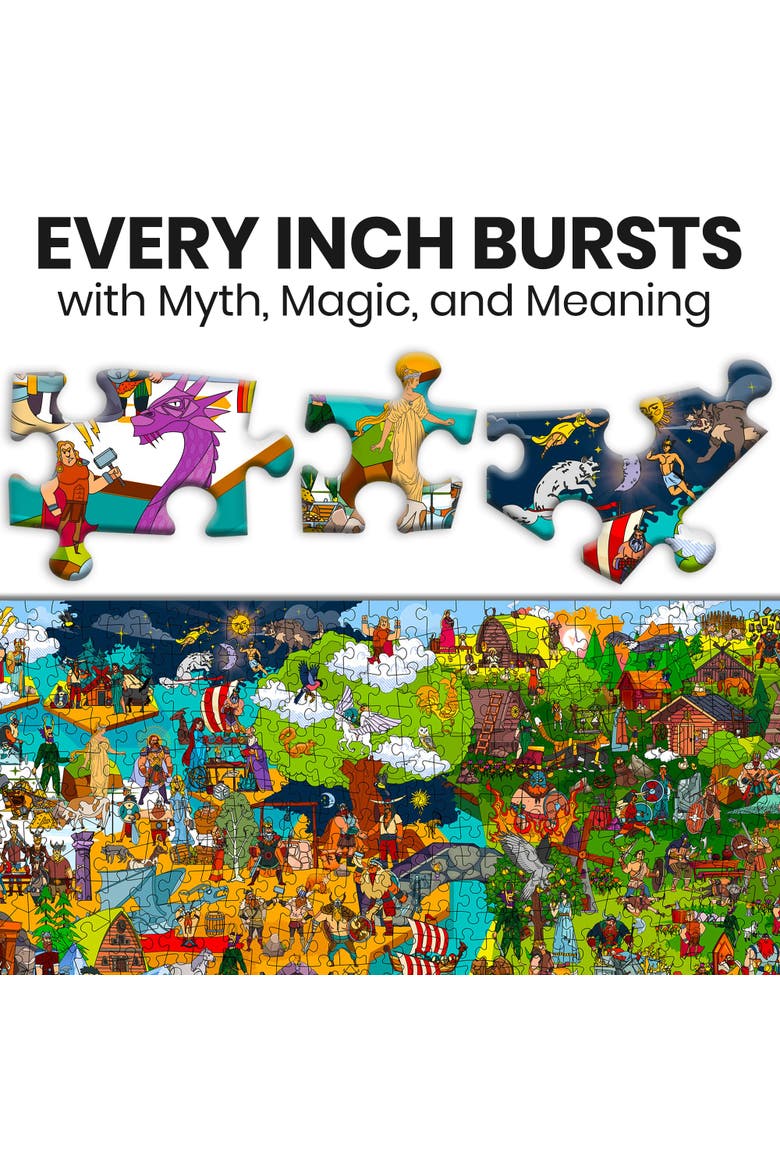 1000-Piece Jigsaw Puzzle Collection for Adults, Alternate, color, Gods