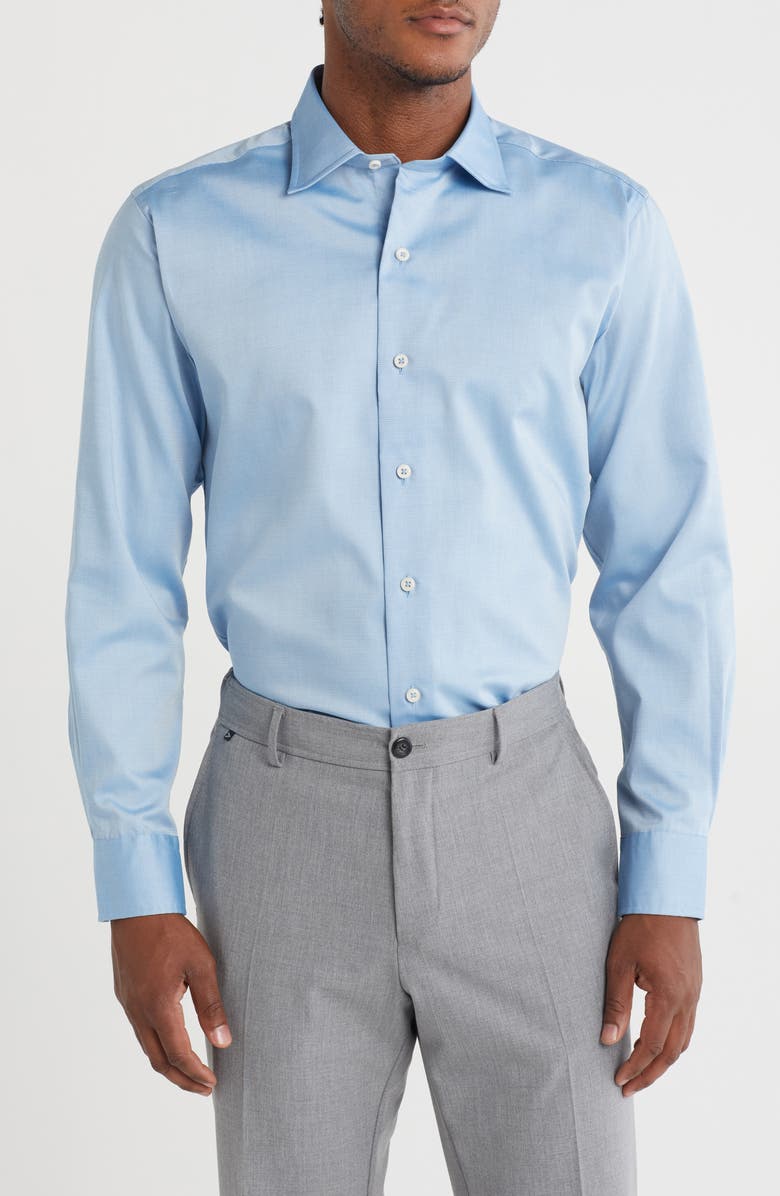 David Donahue Dobby Sport Shirt, Main, color, 