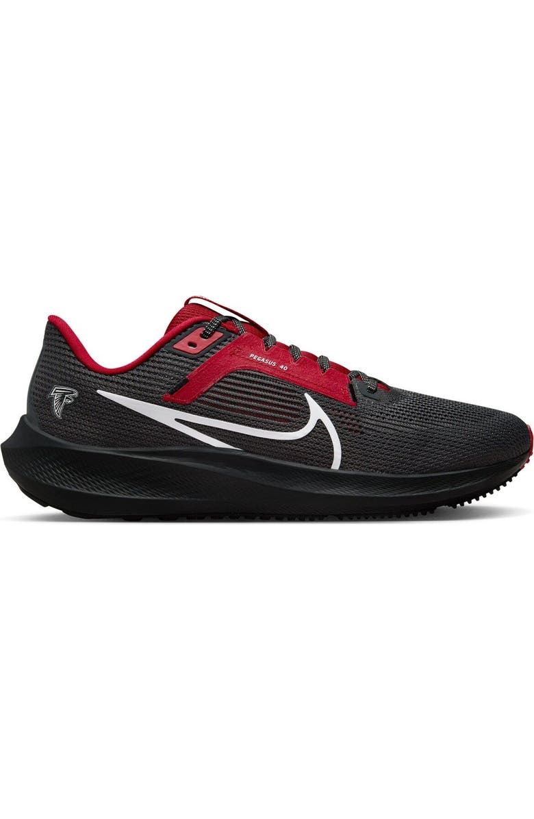 Nike Unisex Nike Anthracite Atlanta Falcons Zoom Pegasus 40 Running Shoe, Main, color,
