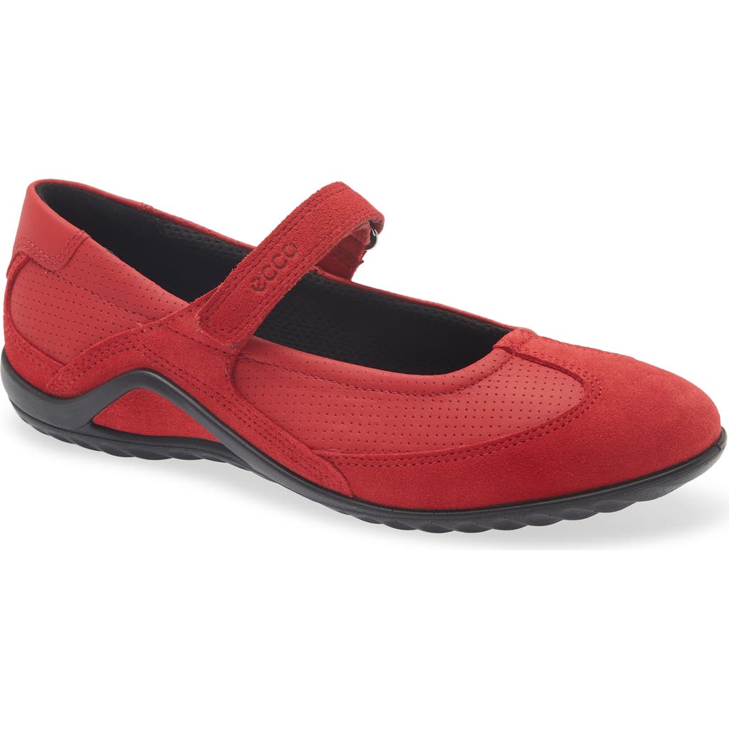 ECCO Vibration II Mary Jane Sneaker in 51183Chili Red at Nordstrom, Size 42
