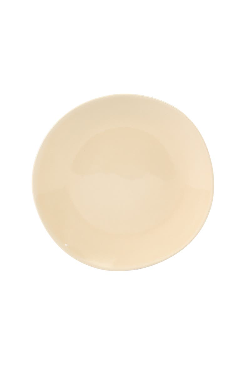 Montecito Breeze 16 Piece Double Plates and Bowls Stoneware Reactive Glaze Dinnerware Set, Alternate, color, Marble Dawn Cream
