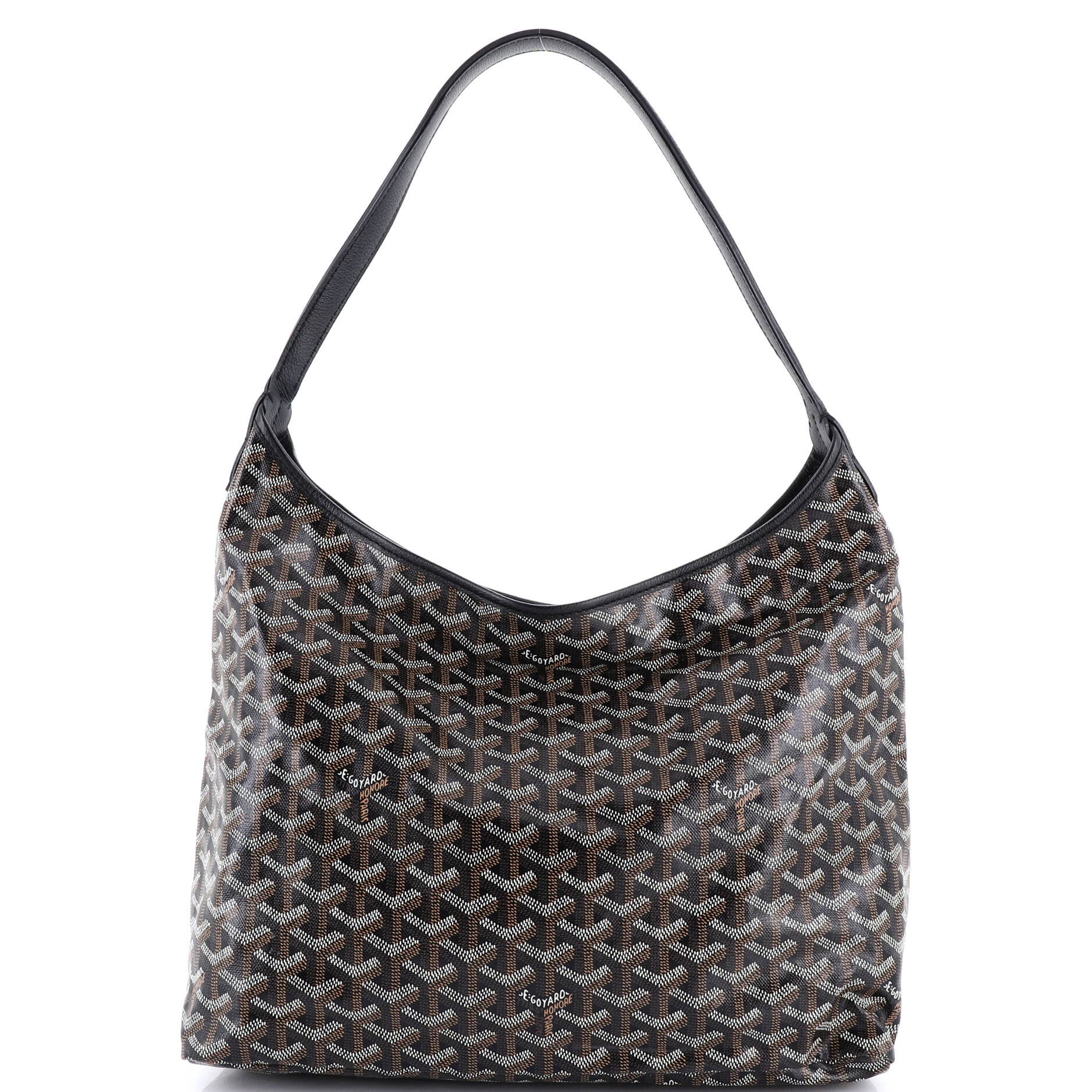 Pre-Owned Goyard Boheme Hobo Printed Coated Canvas, Main, color, 