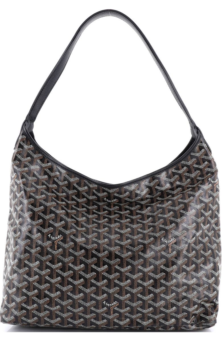 Pre-Owned Goyard Boheme Hobo Printed Coated Canvas, Main, color,