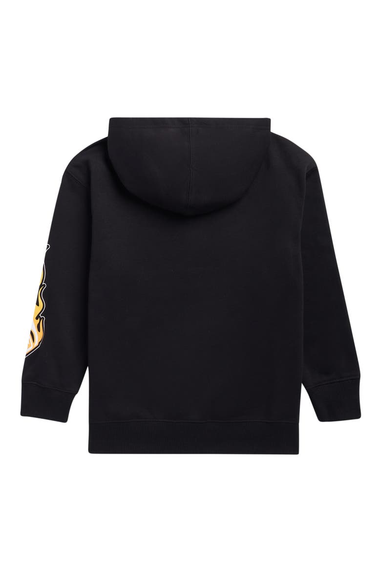 Kids' Speed Rise Graphic Hoodie, Alternate, color, BLACK
