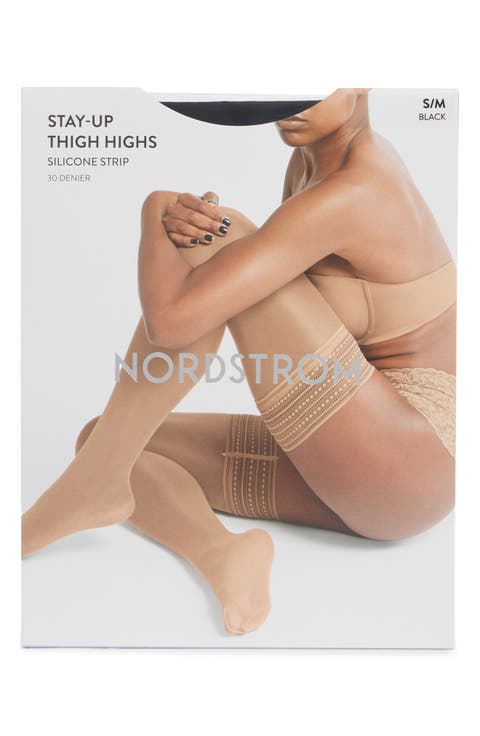 Stay Up Thigh High Sheer Stockings