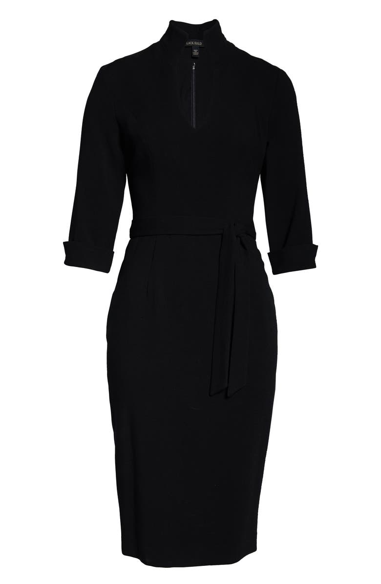 Black Halo Madeline Three-Quarter Sleeve Sheath, Alternate, color, 