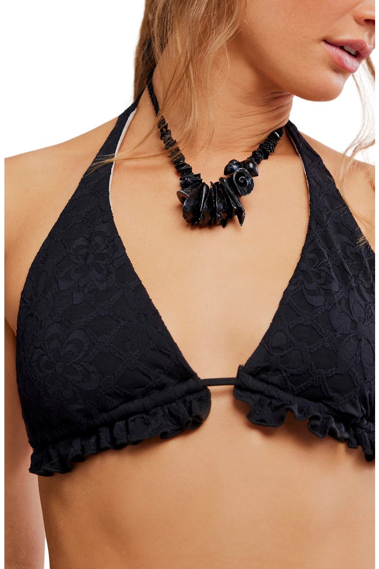Brandi Knit Bikini Top, Alternate, color, BLACK