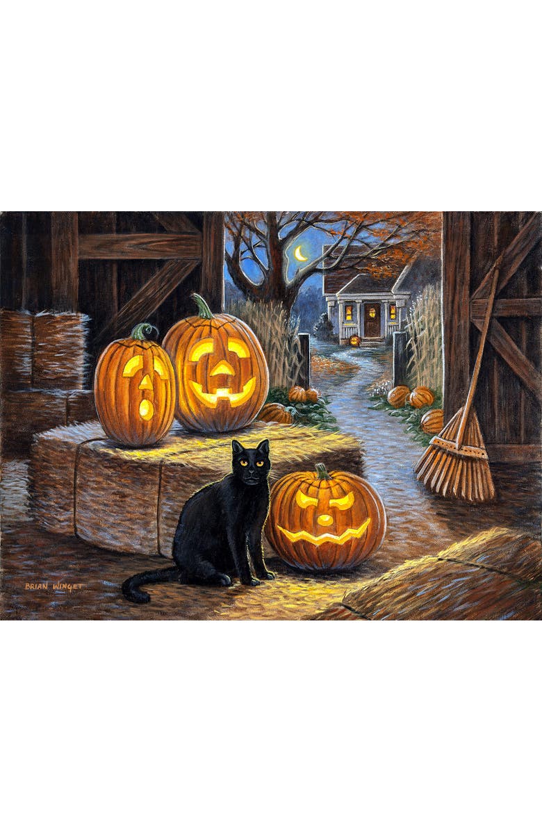 Sunsout Cat o Lantern 500 piece Jigsaw Puzzle for Adults, Alternate, color, Multicolor