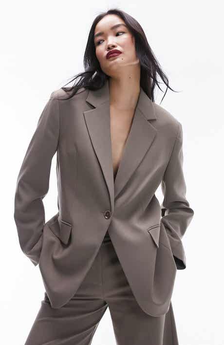 Topshop Split Back Oversize Blazer