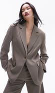 Topshop Split Back Oversize Blazer