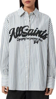 AllSaints Adrianne Logo Shirt