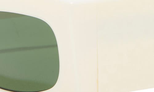 Off-white Cary 52mm Rectangular Sunglasses In White Green