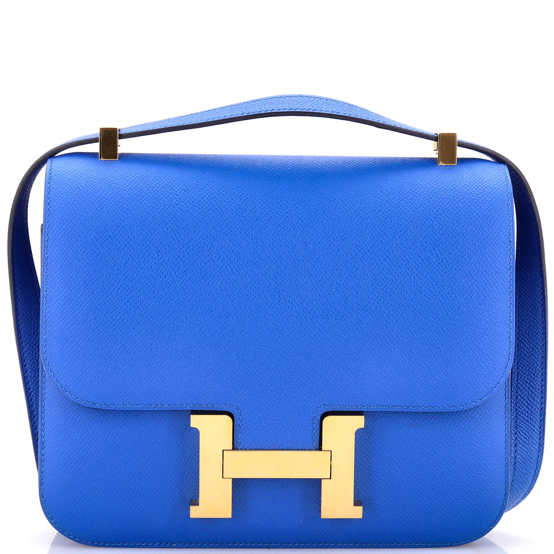 Pre-Owned Hermes Constance Bag Epsom 23, Main, color, Bleu Zellige