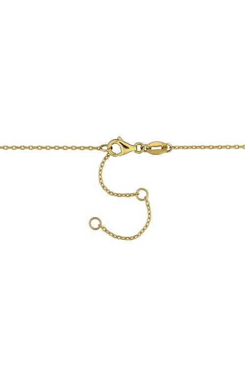 Delmar Gemstone Station Necklace In Gold