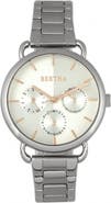 BERTHA Gwen Leather-Band Watch w/Day/Date
