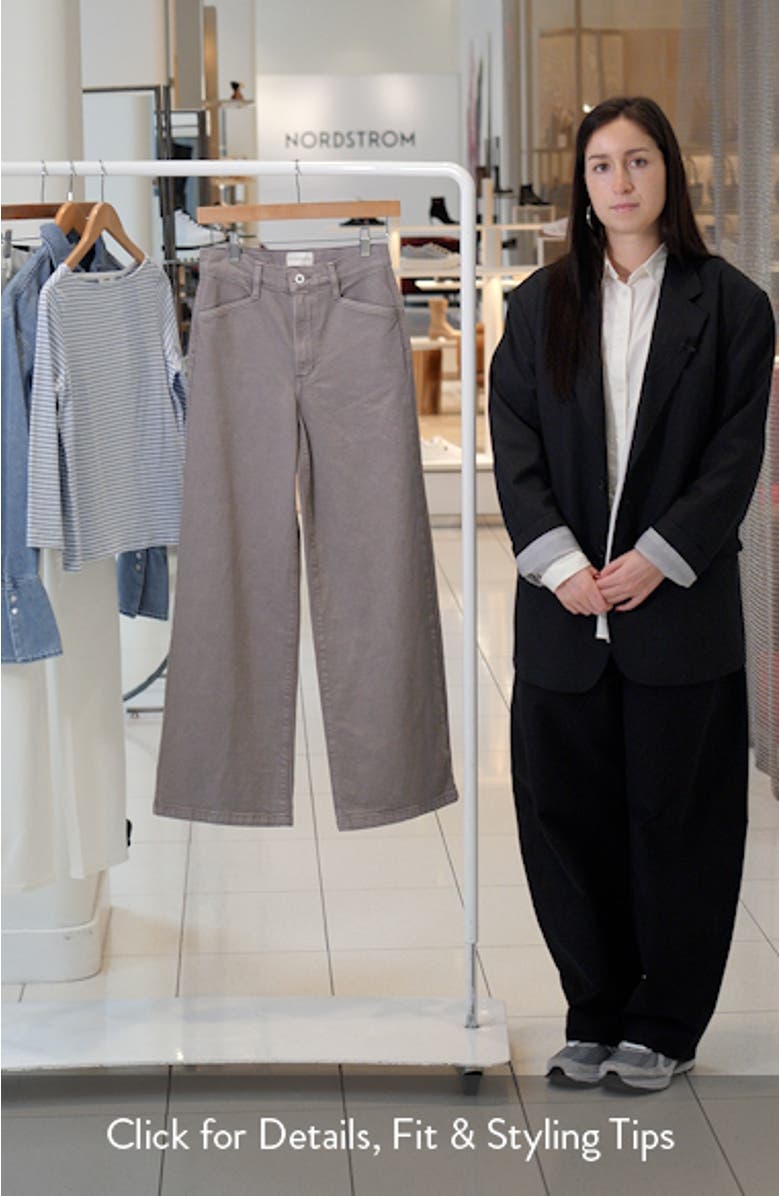 The Mischa Super High Waist Wide Leg Jeans, sales video thumbnail