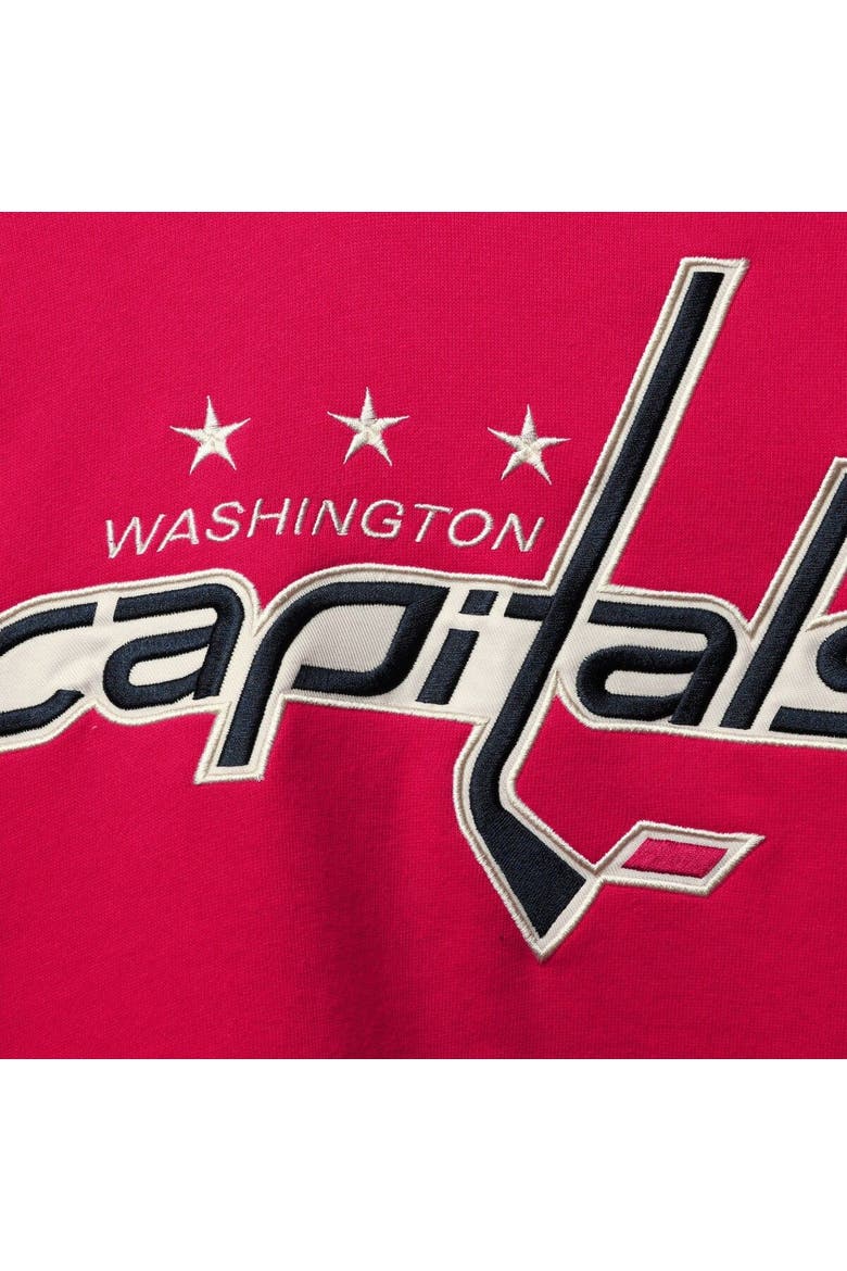 Men's '47 Red Washington Capitals Superior Lacer Pullover Hoodie, Alternate, color, Red
