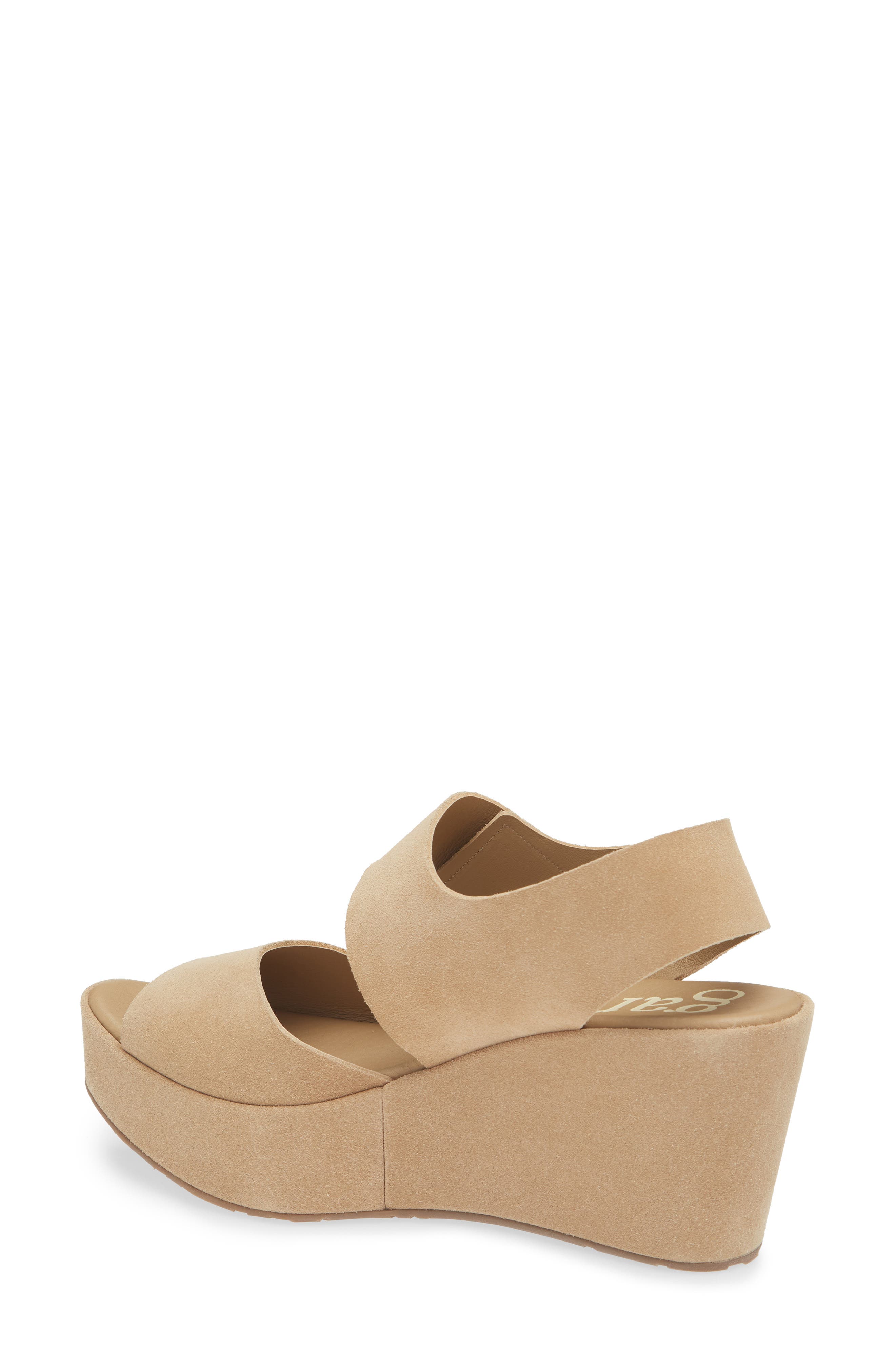 Pedro Garcia Helen Platform Wedge Sandal, Alternate, color, Dijon Castoro