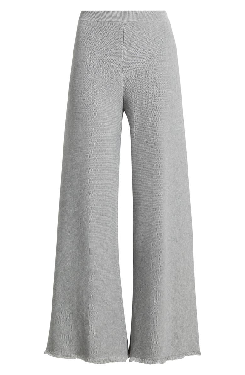 KOBI HALPERIN Valley Fray Hem Wide Leg Knit Pants, Alternate, color, 