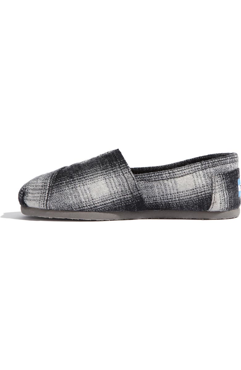 TOMS Plaid Fleece Slip-On, Alternate, color,