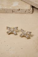 Untamed Petals Alicia Crystal Bow Studs