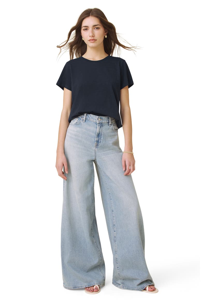 Louisa Short Sleeve T-Shirt, Alternate, color, NAVY BLUE