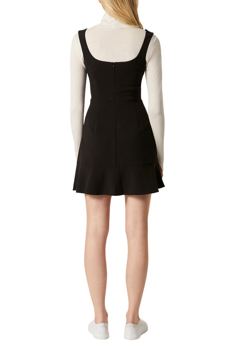 French Connection Dorotea Square Neck Fit & Flare Dress, Alternate, color, 