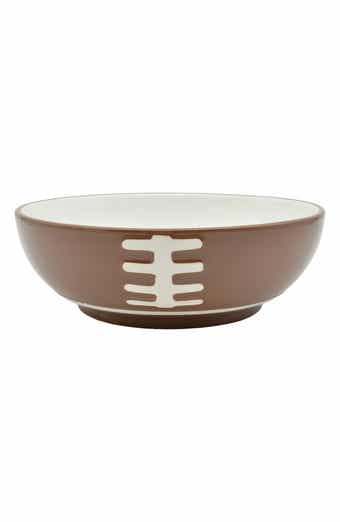 Godinger Football 10-Inch Stoneware Bowl