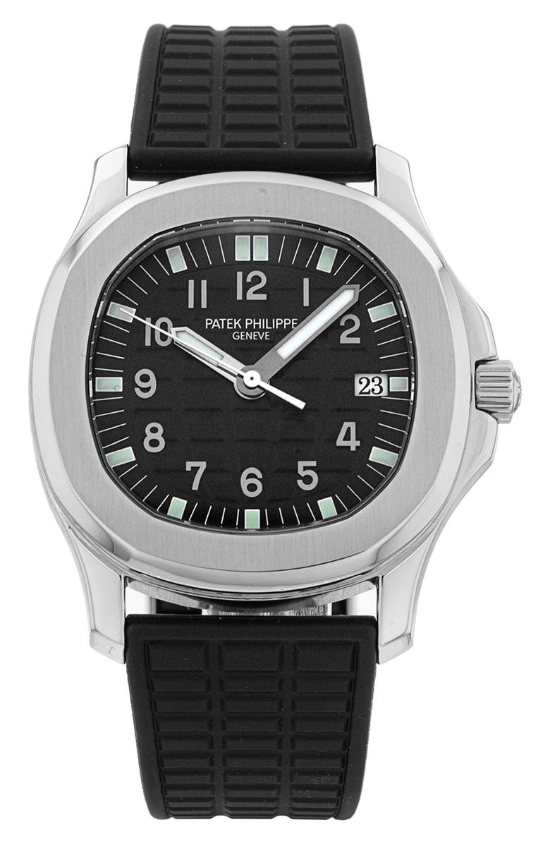 Watchfinder & Co. Patek Philippe Preowned 2003 Aquanaut 5064A Rubber Strap Watch, 34mm, Main, color,