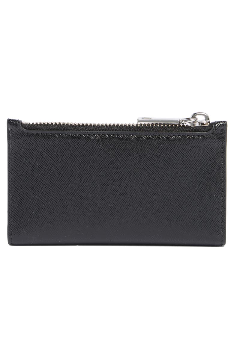 Marc Jacobs Trademarc Medium Flat Wallet, Alternate, color, Black