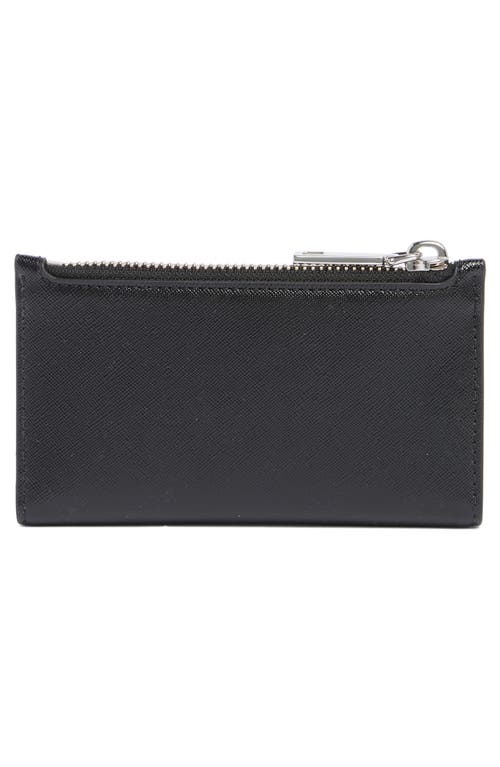 Marc Jacobs Medium Flat Wallet In Black