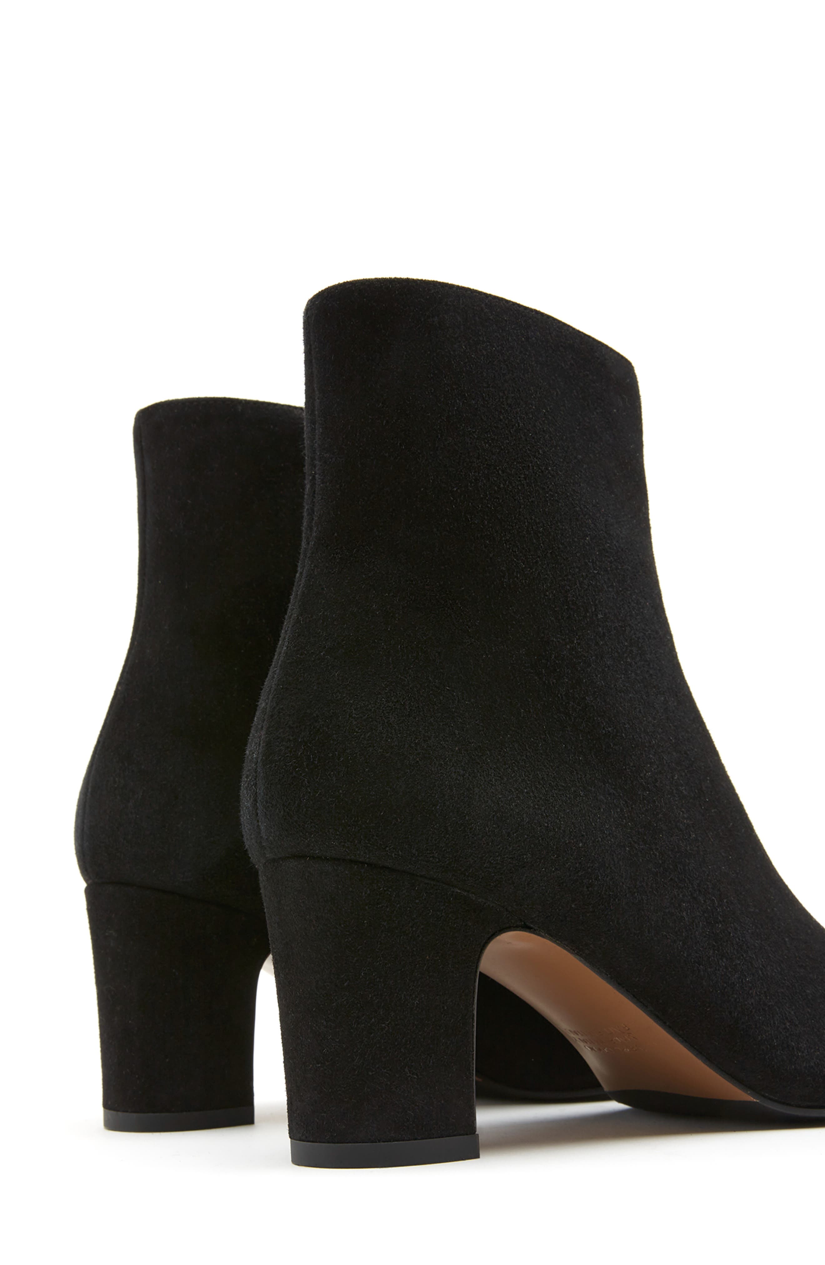 Benjamin Leather Bootie, Alternate, color, BLACK SUEDE
