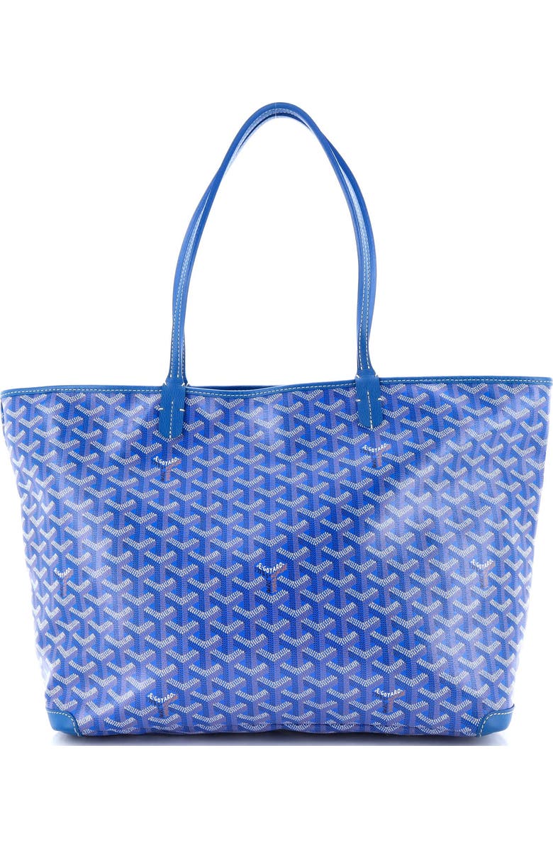 Pre-Owned Goyard Artois Tote Coated Canvas MM, Main, color, Blue