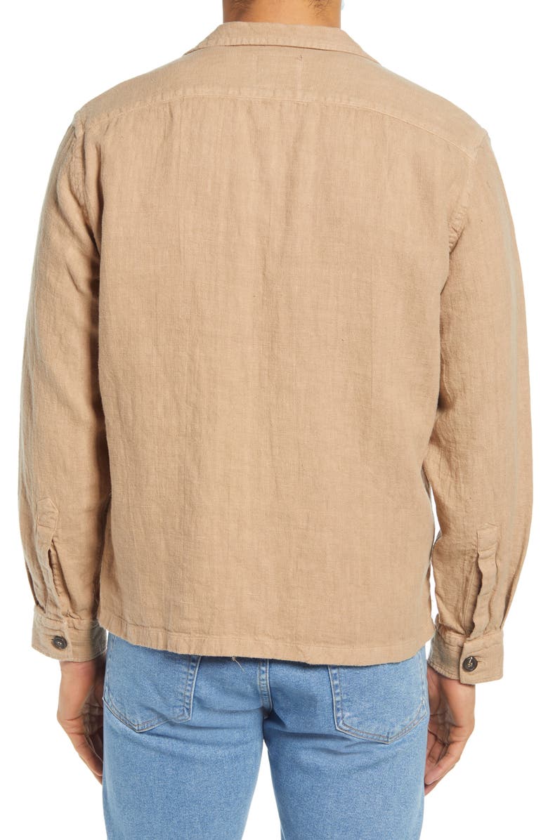 Benson Men's Linen Shirt Jacket, Alternate, color,