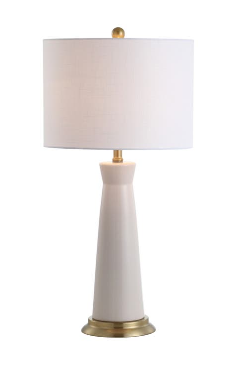 Hartley 29" Ceramic Column LED Table Lamp