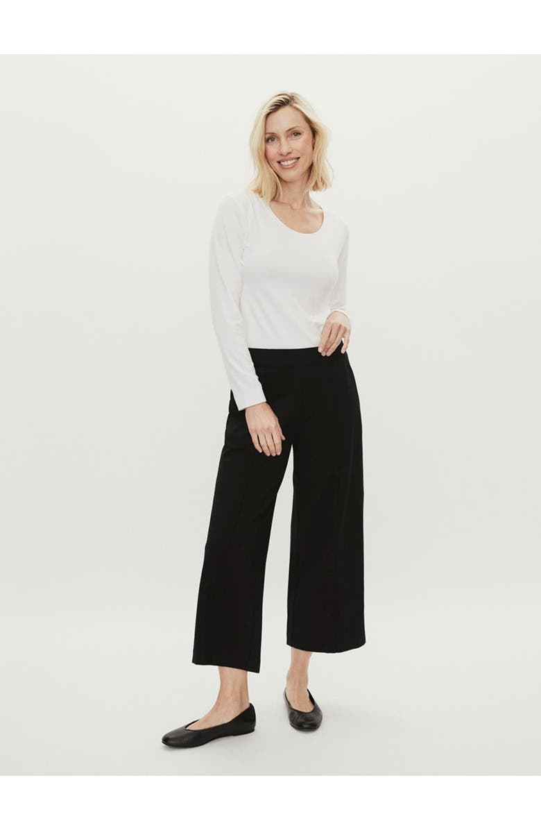 Masai Copenhagen MaPiana Cropped Culotte Pants, Alternate, color, Black