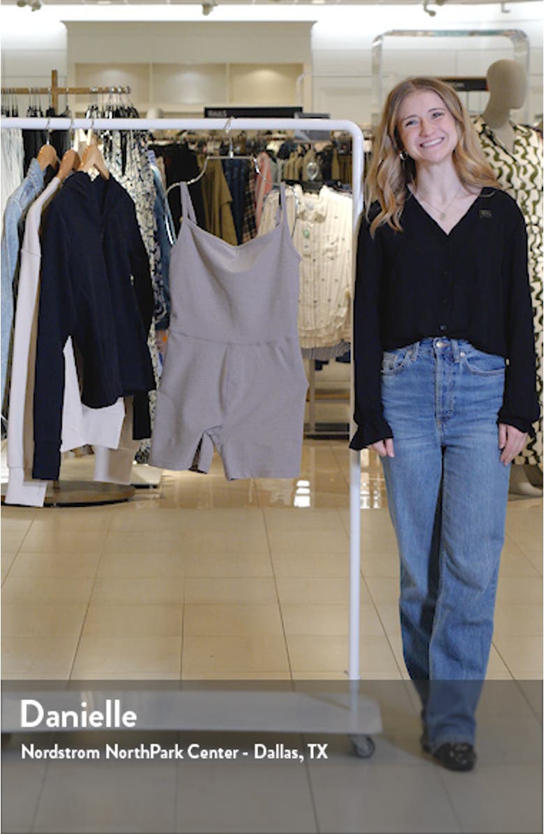 Keep Pace Space Dye Bike Romper, sales video thumbnail