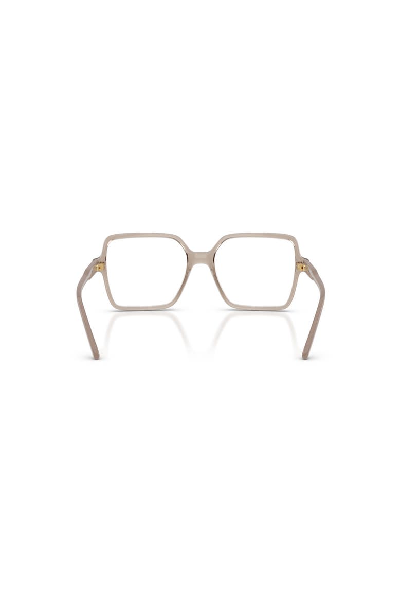 53mm Square optical glasses, Alternate, color, Brown