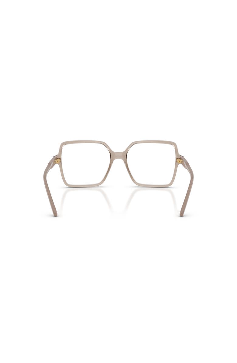Vogue Eyewear 53mm Square optical glasses, Alternate, color, Brown