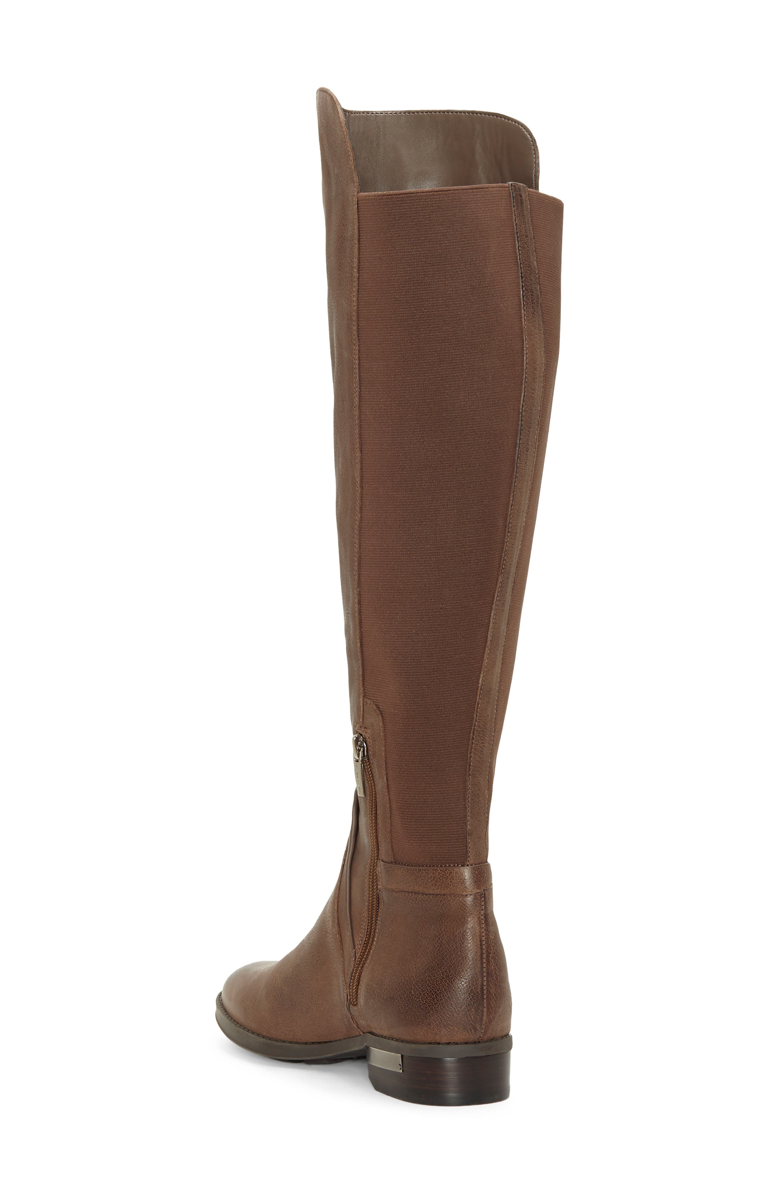 Pardonal Over-the-Knee Boot, Alternate, color, DARK WOOD LEATHER