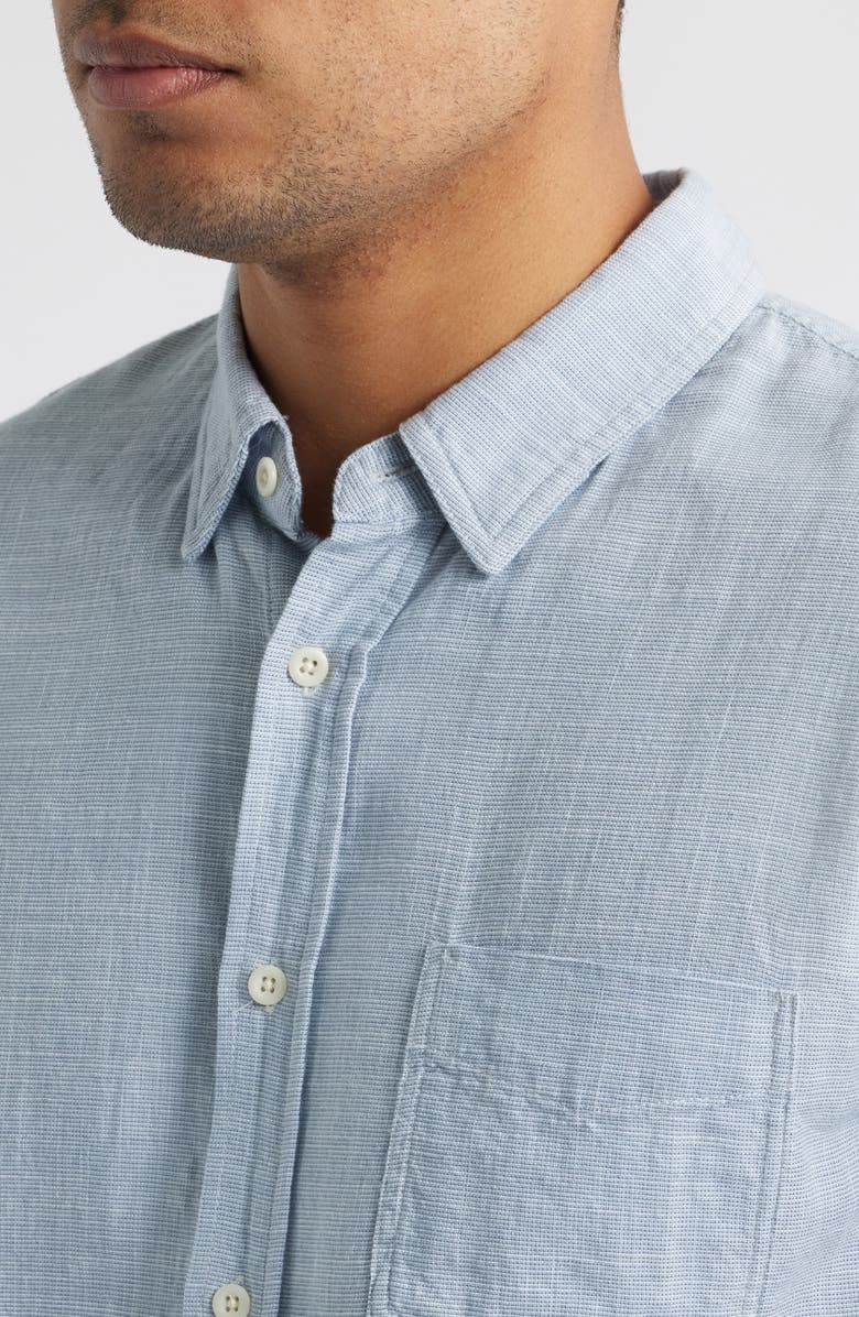 Rails Fairfax Short Sleeve Button-Up Shirt, Alternate, color, Tidal Etch