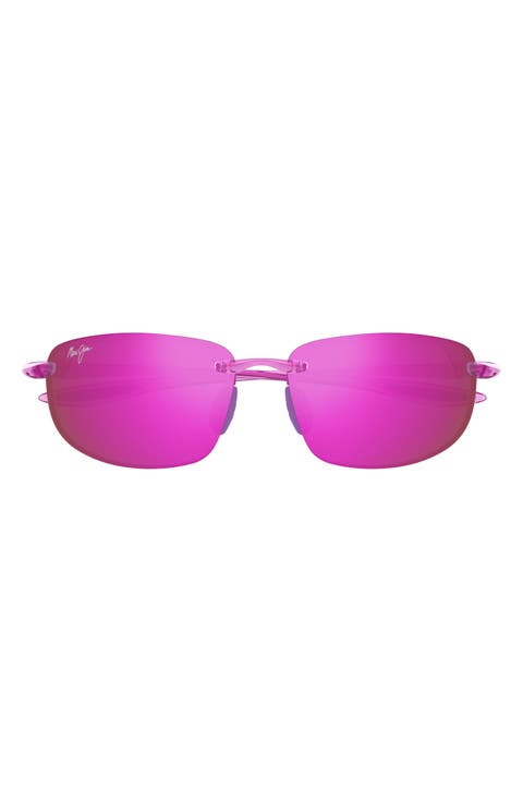 Ho'okipa 64mm Oversize PolarizedPlus2® Rectangular Sunglasses