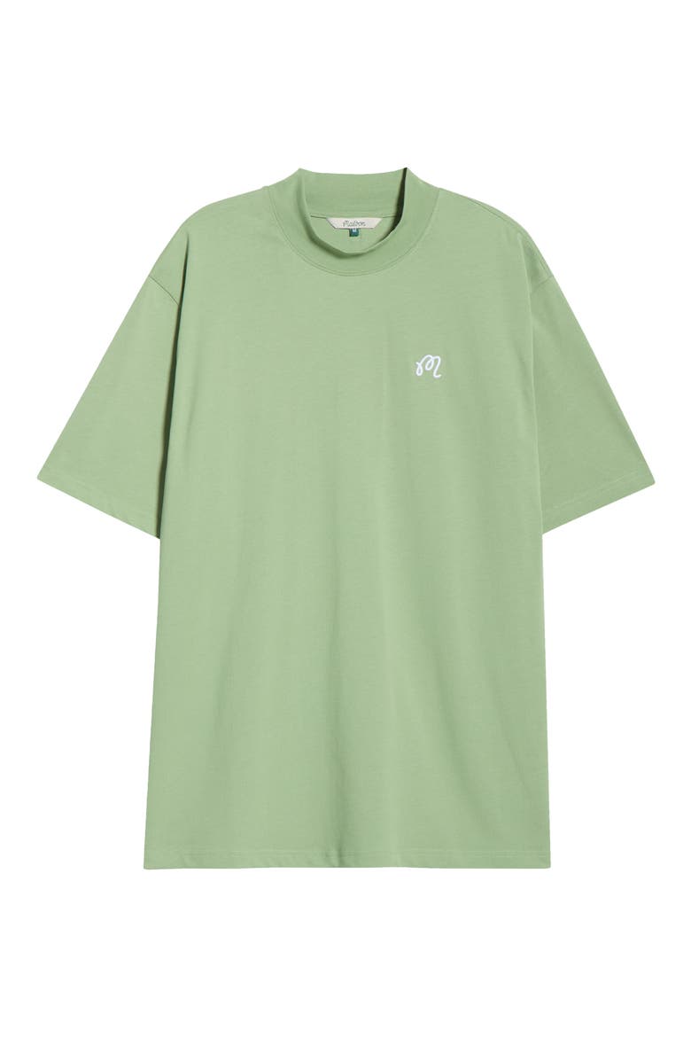 Mare Mock Neck T-Shirt, Alternate, color, SEAFOAM SAGE