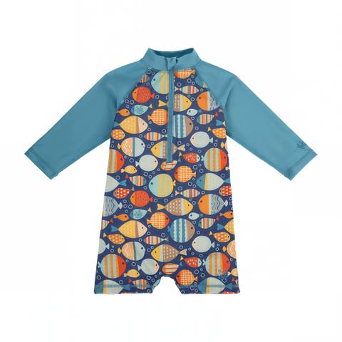 Long Sleeve Swim Romper (Baby)